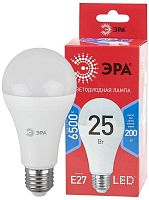 Лампа светодиодная ECO LED A65-25W-865-E27 R (диод груша 25Вт холодн. E27) (10/100/1200) | Код. Б0048011 | ЭРА